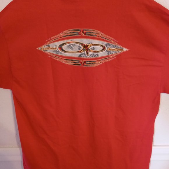 OG OP NWOT OCEAN PACIFIC MENS RED SHIRT SZ XL - Picture 3 of 4
